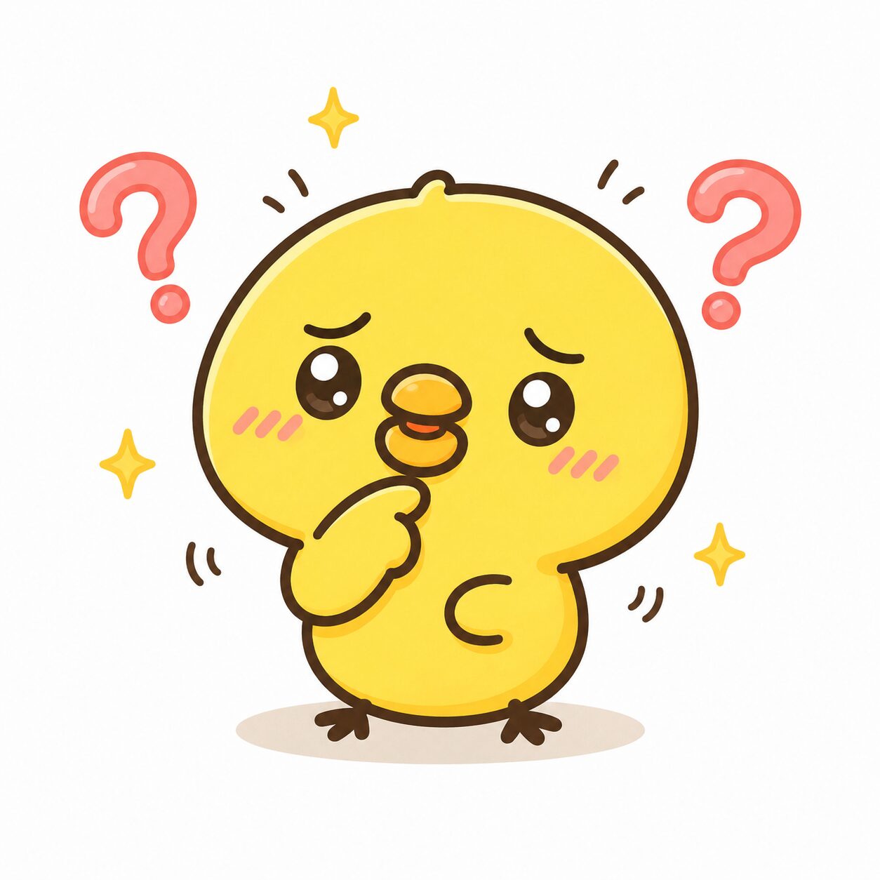 質問するペンギン