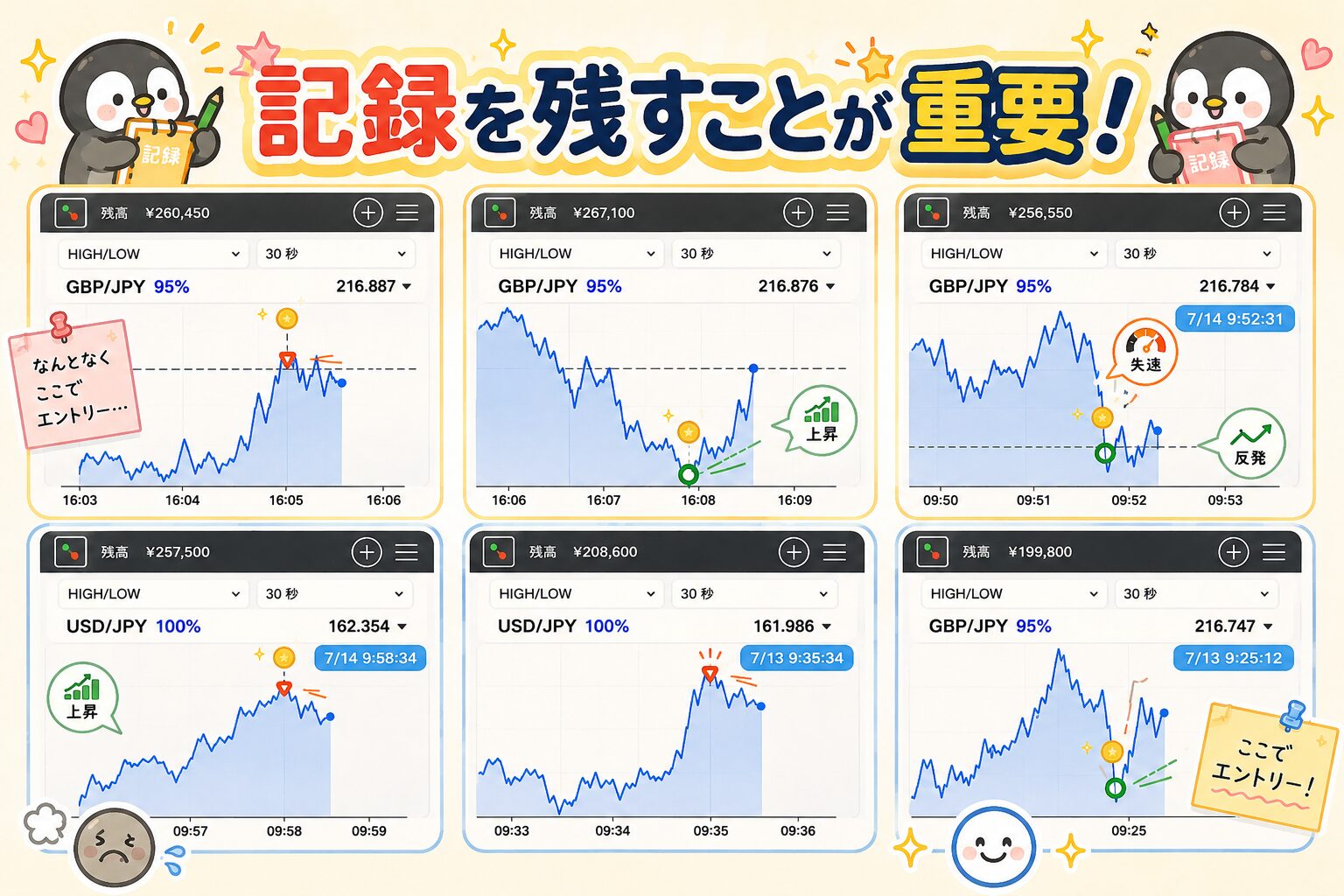 記録を残すことが重要